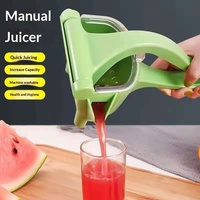 Multifunctionele handmatige kleine plastic citruspers voor fruit & groenten