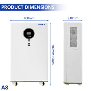 가정용 태양광 발전 저장 시스템 8kWh LiFePO4 하이브리드 인버터 3600W <span class=keywords><strong>5000VA</strong></span> MPPT 충전기 광범위한 PV 전압 40-450VDC - Product Image 4