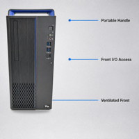 Özelleştirilebilir İş Bilgisayarı Hygon 3350 8 Çekirdekli 3.0GHz 16GB 256GB M.2 NVMe SSD 2GB GPU Monitör USB Klavye&Mouse 15L Kasalı