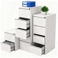 Armoire de classement en acier pour documents de bureau, type tiroir latéral, en fer, pour dossiers suspendus A4FC