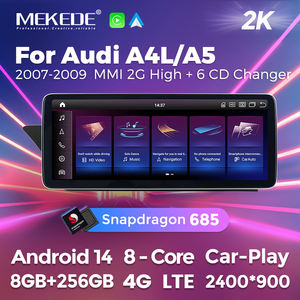 Radio para Auto MEKEDE con Snapdragon 685, 8+256G, 2K Multimedia, Car-play, Android Auto, 4G LTE para Audi A4L A5 2007-2009 MMI 2G, Reproductor <span class=keywords><strong>de</strong></span> CD - Product Image 6
