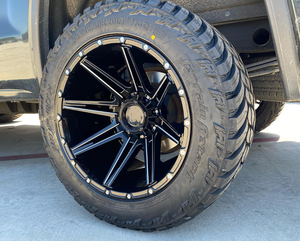 Jantes SUV 17x10J ET-44 à profil profond concave compatibles avec Daewoo, Jaguar, Dodge, <span class=keywords><strong>Jeep</strong></span>, Audi, Bugatti, Lexus, Ford et Toyota. - Product Image 5