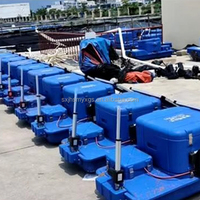 Distributeur automatique réglable de nourriture pour poissons et crevettes, 12V, à énergie solaire, avec moteur et boîte de vitesses, nouvelle innovation JH JHF82