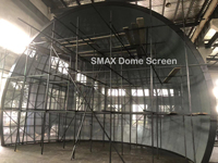 Dôme de projection vidéo, planétarium, écran de couverture de dôme, cinéma 360 degrés, tente de dôme, projecteur de théâtre