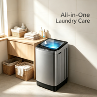 Mini Lave-linge semi-automatique électrique à chargement par le haut pour usage domestique, nouvelle machine à laver/sécher à cuve unique en plastique de 4,65,5 kg