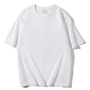 T-shirt court à demi-manches T-shirts unis de haute qualité pour hommes T-shirts vierges T-shirts surdimensionnés pour l'été - Product Image 3