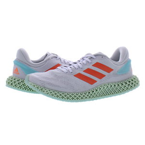 Adidas รองเท้าผ้าใบ4D วิ่งสำหรับทุกเพศ, รองเท้าผ้าใบแฟชั่นสีดำ/ สีปะการัง/สีฟ้ารองเท้ากีฬาฤดูร้อน10แบบมี EVA และพื้นรองเท้าตาข่าย - Product Image 3