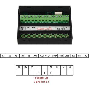 QMLXHYZZS VFD อินเวอร์เตอร์ความถี่ 220V ถึง 380V 0.75 1.5 2.2 3.7 4 5.5KW สามเฟสควบคุมความเร็วมอเตอร์ - Product Image 6