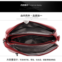 Sac à main femme tendance grande capacité en cuir souple Sac à bandoulière Sac de luxe pour femme