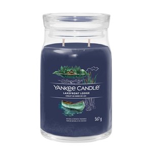 Yankee Candle - Vela Grande en Frasco con 2 Mechas, Aroma Lakefront Lodge - Product Image 1