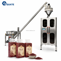 Système automatique de remplissage et de scellage sous film pour granulés et poudres, pour le conditionnement sous vide en briques de riz, céréales, haricots et café pour fabricants