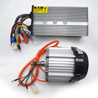 Kit moteur pour vélo électrique, moteur de vélo électrique sans balais, contrôleur de moteur de scooter électrique, moteur de tricycle électrique 60v1500w