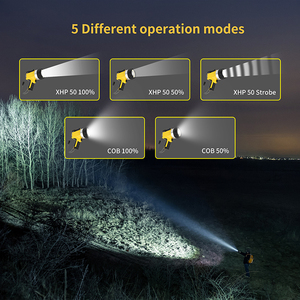 Utdoor-luces led de búsqueda para barcos, luces impermeables recargables de buceo marino - Product Image 2