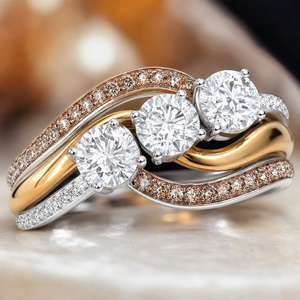 Anello di Fidanzamento in Pietra Bianca per Donne, Gioiello da Dito Elegante in Stile Europeo e Americano - Product Image 4