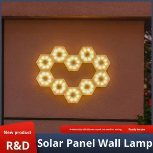 Lampada da Parete <span class=keywords><strong>LED</strong></span> <span class=keywords><strong>a</strong></span> <span class=keywords><strong>Energia</strong></span> <span class=keywords><strong>Solare</strong></span> Stile Pastorale Impermeabile <span class=keywords><strong>per</strong></span> <span class=keywords><strong>Esterni</strong></span> Decorazione Giardino Cortile Piccola Luce Notturna <span class=keywords><strong>per</strong></span> Villa - Product Image 1