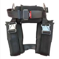 Ceinture de sécurité pour trampoline à bungee pour enfants, harnais de trampoline, crochets en acier galvanisé, accessoires de sécurité durables et écologiques