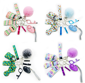 Kit de <span class=keywords><strong>porte</strong></span>-clés de défense personnelle DIY pour femme, fournitures de défense personnelle, ensemble de <span class=keywords><strong>porte</strong></span>-clés de sécurité, outils de défense personnelle, <span class=keywords><strong>porte</strong></span>-clés en PU - Product Image 3