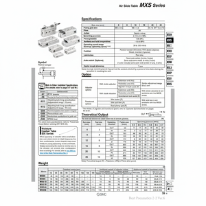 SMC Pneumatics Air Slide Table-Tabla de deslizamiento de aire, 2, 2 - Product Image 1
