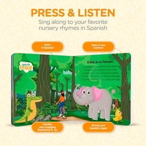 Libro de Música Interactivo en Español para Niños <span class=keywords><strong>con</strong></span> 6 <span class=keywords><strong>Canciones</strong></span> - Product Image 5
