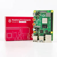 Kit de Placa de Desarrollo Original Raspberry Pi 4 Modelo B, RAM 2G 4G 8G, CPU de 4 Núcleos a 1.5 GHz, 3 Velocidades, Pi 3B+ de Alto Rendimiento de 64 bits