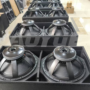 Haut-parleur personnalisé passif à gros aimant, double subwoofer de 18 pouces pour concerts en plein air, enceinte professionnelle pour DJ - Product Image 1