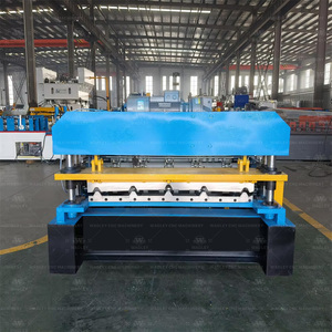 High-Accuracy Servo Motor Roll Forming Machine for Single Layer Galvanized Steel Roof Panels Thinner <b>Sheet</b> Making - Product Image 4