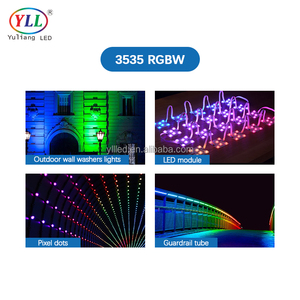 Encapsulation 3535 RGBW Série <span class=keywords><strong>LED</strong></span> 120 °   Puce <span class=keywords><strong>CREE</strong></span>/EPISTAR 20mA pour bandes lumineuses et projecteurs muraux - Product Image 6