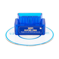 Detector Linkyou Super Mini con Pantalla LCD Azul de 1.5 Pulgadas, Pic25K8 con Wifielm327Obd2 para Analizador de Motor de Automóvil, 1 Año de Garantía, 12V, Android