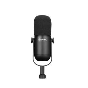 BOYA-Micrófono dinámico XLR de podcast de estudio, micrófono para transmisión de voz en vivo, grabación de YouTube y blogs, XLR, 2017 - Product Image 6