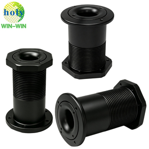 Piezas de Aluminio Anodizado Negro Mecanizadas por CNC Personalizadas, Sello de Cable para Cubierta de <span class=keywords><strong>Crucero</strong></span>, Conector Impermeable para Cable - Product Image 1