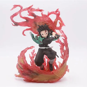 23CM Demon Slayer <span class=keywords><strong>Kimetsu</strong></span> <span class=keywords><strong>No</strong></span> <span class=keywords><strong>Yaiba</strong></span> Kamado Tanjirou personaje de dibujos animados modelo de juguete Anime PVC figura - Product Image 3