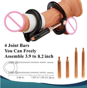 Penis Extender Verstelbare Stretchkit Met Siliconen Beschermer, Langere Erectietijd Draagbaar Penis Trainingsapparaat - Product Image 3