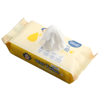 Petit paquet de lingettes humides écologiques sans alcool, jetables dans les toilettes, pour l'hygiène intime des adultes, usage domestique