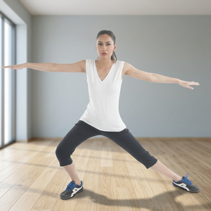 Camiseta sin Mangas para Yoga en Color Blanco, Ajuste Cómodo para Yoga, Conjunto de Fitness para Mujer y Niña a Precio Accesible - Product Image 2