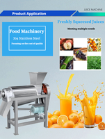 Équipement de Pressage à Spirale Commercial Durable / Presse-Agrumes à Spirale Indispensable pour Magasins de Jus, Machine Commerciale de Fabrication de Jus