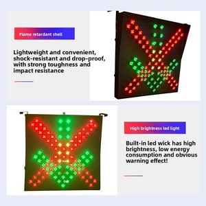 Luz indicadora LED <span class=keywords><strong>de</strong></span> flecha roja y verde para control <span class=keywords><strong>de</strong></span> carriles en túneles <span class=keywords><strong>de</strong></span> autopista y estaciones <span class=keywords><strong>de</strong></span> peaje, señal <span class=keywords><strong>de</strong></span> guía <span class=keywords><strong>de</strong></span> tráfico - Product Image 2