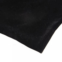 Échantillons Gratuits Fabricants Tissus en Velours Micro Abaya Noir Luxe 200-220gsm Tissés 9000 de Chine