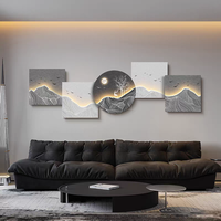 Peinture murale LED décorative pour salon, vente en gros d'usine, tableau mural minimaliste pour fond de canapé et chambre à coucher, nature morte