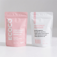 250g 500g 1kg supplément de Sport poudre de protéine de lactosérum Doypack finition mate Ziplock sac en plastique de papier d'aluminium pour l'emballage de nourriture pour animaux de compagnie