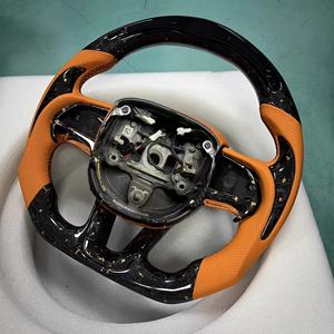 Volant en fibre de carbone véritable pour <span class=keywords><strong>Dodge</strong></span> Charger <span class=keywords><strong>Challenger</strong></span> Hellcat Charger <span class=keywords><strong>Challenger</strong></span> Srt <span class=keywords><strong>RT</strong></span> avec fonction LED et chauffage - Product Image 4