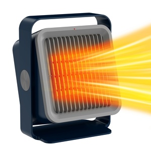 Portable Desktop Electric Fan <strong>Heater</strong> for Home Office Bedroom Overheat Protection Free-standing Heating Wire Plastic - Product Image 1