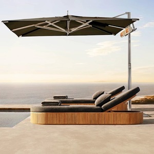 Chaise longue de piscine moderne en aluminium robuste, écologique et résistante aux UV pour hôtel, complexe hôtelier et patio - Product Image 1
