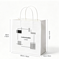 Sac cadeau élégant en carton blanc avec ruban en satin et logo estampé à chaud argenté pour parfum, emballage haut de gamme pour soins de la peau, sac fourre-tout premium