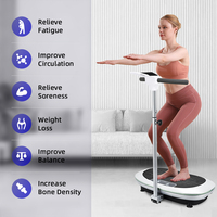 Plateforme vibrante d'exercice verticale pour la maison – Perte de poids, fitness, équipement de massage corporel