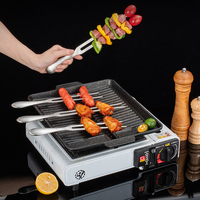 Lot de 2 fourchettes à viande robustes en acier inoxydable pour barbecue, pique-nique en plein air, cuisine à domicile, cuisson du bœuf et de l'agneau