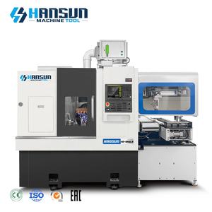 Machine à fraiser à tourbillon interne HANSUN, machine à tournage CNC à coupe lourde, automatisation, machine à vis sans fin avec convoyeur à copeaux magnétique - Product Image 1