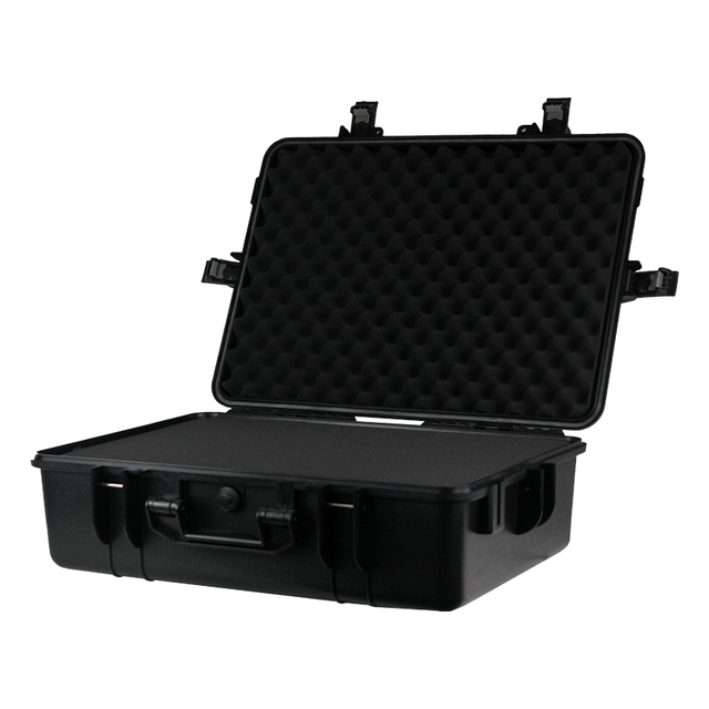 Outdoor Large Waterproof Plastic Storage Boxes Shockproof IP67 Camera case With Customized Pick-pluck  Foam