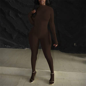 2025 Outono Feminino Sporty 2 Peça Set Sexy Manga Longa Bodysuit + Butt Lifting Calças Pés Combinando Fatos de Tricô - Product Image 4