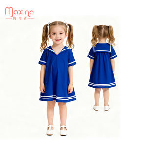 2026 nuova estate Custom ragazze abiti a balze maniche da <span class=keywords><strong>bambina</strong></span> <span class=keywords><strong>abbigliamento</strong></span>, vestito da bambino carino all'ingrosso per OEM & Branding - Product Image 2