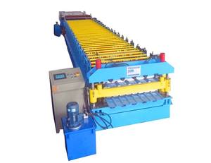 Hot Factory Direct Ein schicht ige Dachplatten-Rollen form maschine für Baustoffe Farbiger Fliesen motor Pumpen kern - Product Image 5